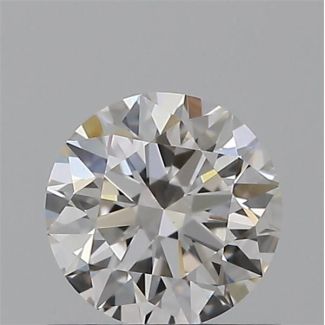 0.54 Carat Round H VVS2 EX GIA Natural Diamond