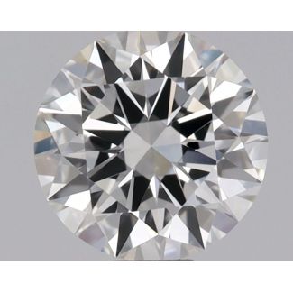 0.5 Carat Round G IF EX GIA Natural Diamond