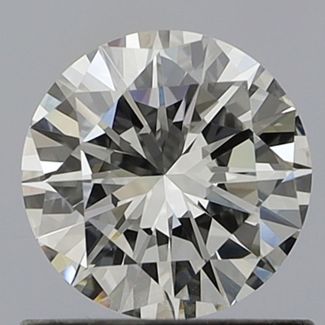 0.7 Carat Round F VVS2 VG EX GIA Natural Diamond