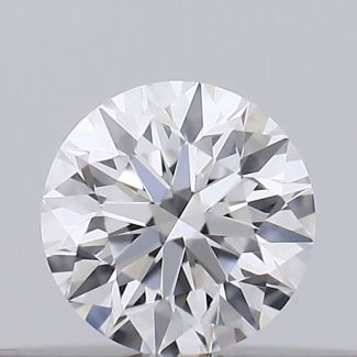 0.15 Carat Round D VVS2 EX GIA Natural Diamond