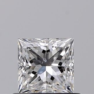 0.52 Carat Princess D SI1 - EX VG GIA Natural Diamond