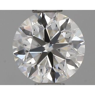 0.5 Carat Round F VVS2 VG EX GIA Natural Diamond