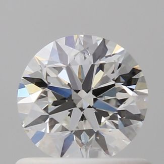 0.70 Carat Round H VVS1 VG EX G GIA Natural Diamond