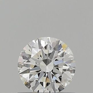 0.53 Carat Round G IF EX GIA Natural Diamond