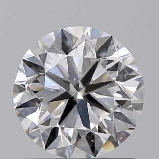 0.90 Carat Round D SI1 EX VG GIA Natural Diamond