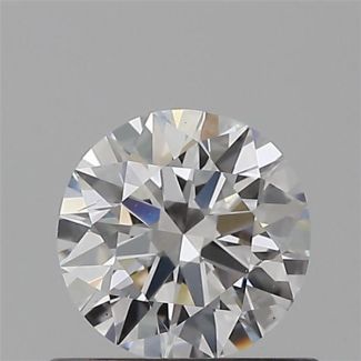 0.50 Carat Round E SI1 EX VG GIA Natural Diamond