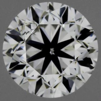 0.50 Carat Round F VS2 GD EX VG GIA Natural Diamond