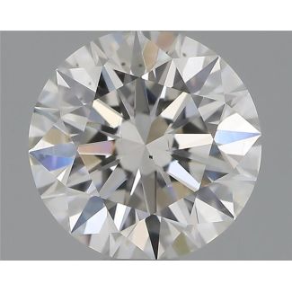 0.70 Carat Round G VS2 EX GIA Natural Diamond