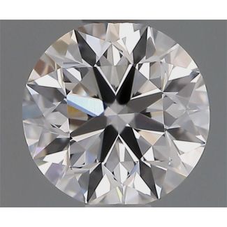 0.70 Carat Round F VVS1 EX VG GIA Natural Diamond