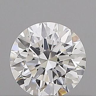 0.19 Carat Round D VVS2 EX GIA Natural Diamond