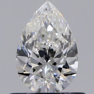 0.51 Carat Pear F VS2 - VG GIA Natural Diamond