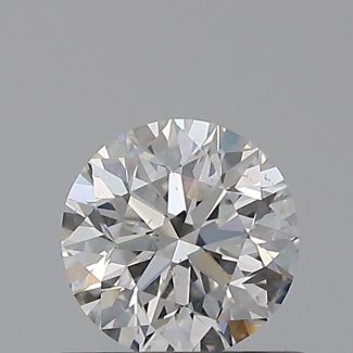 0.5 Carat Round F SI1 EX VG GIA Natural Diamond