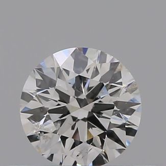 0.30 Carat Round E I1 EX GIA Natural Diamond