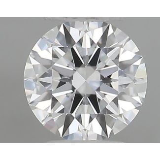 0.23 Carat Round F VVS2 EX GIA Natural Diamond