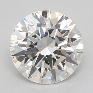 0.5 Carat Round H VVS2 EX GIA Natural Diamond