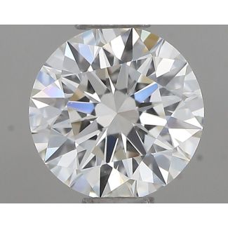 0.5 Carat Round G VVS1 EX IGI Natural Diamond