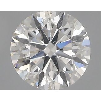 0.41 Carat Round F SI2 EX GIA Natural Diamond