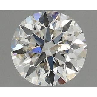 0.4 Carat Round I SI2 EX VG GIA Natural Diamond