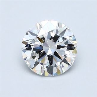 0.7 Carat Round F VS2 EX VG GIA Natural Diamond