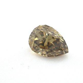 0.85 Carat Pear Brown - GD HRD Natural Diamond