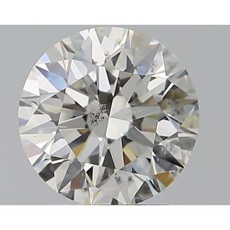 1.7 Carat Round H SI1 EX GIA Natural Diamond