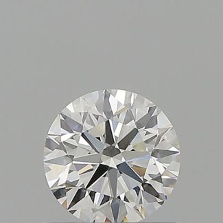 0.6 Carat Round H VVS2 EX GIA Natural Diamond