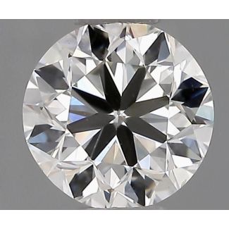 0.80 Carat Round H VS2 VG EX IGI Natural Diamond