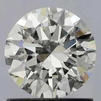 0.9 Carat Round H VVS1 EX GIA Natural Diamond