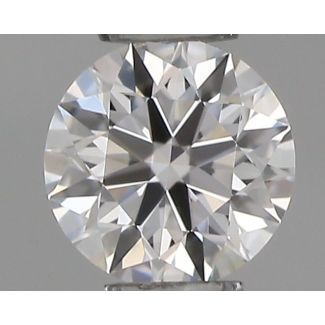 0.2 Carat Round E VVS1 EX GIA Natural Diamond