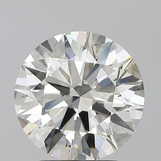 3.01 Carat Round H VS2 EX IGI Natural Diamond