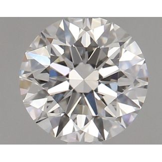 0.7 Carat Round I VVS1 EX GIA Natural Diamond