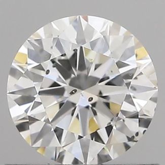 0.71 Carat Round F SI2 EX GIA Natural Diamond