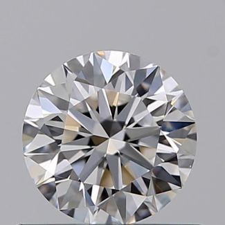 0.51 Carat Round E VS1 EX GIA Natural Diamond