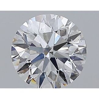 0.75 Carat Round E SI1 EX VG GIA Natural Diamond