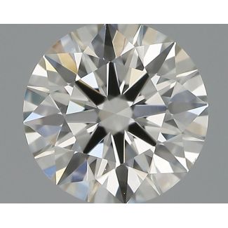 0.5 Carat Round H VS1 EX IGI Natural Diamond