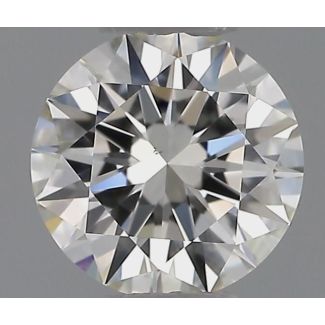 0.50 Carat Round H VS2 EX IGI Natural Diamond