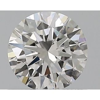 0.51 Carat Round F VS2 EX GIA Natural Diamond