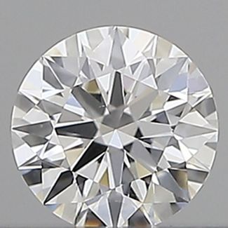 0.22 Carat Round D VVS2 EX GIA Natural Diamond