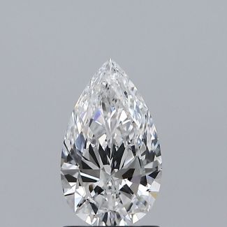 1.00 Carat Pear D VVS1 - EX VG GIA Natural Diamond