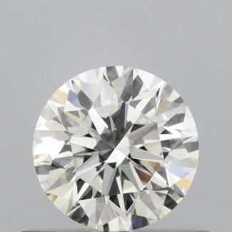 0.52 Carat Round I SI1 EX GIA Natural Diamond