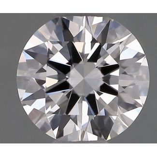 0.45 Carat Round E VVS2 EX GIA Natural Diamond