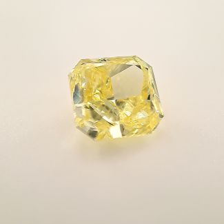 2.2 Carat Radiant Fancy Intense Yellow VS2 - VG GIA Natural Diamond