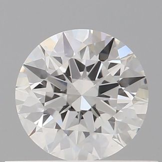 0.52 Carat Round F VS2 EX GIA Natural Diamond