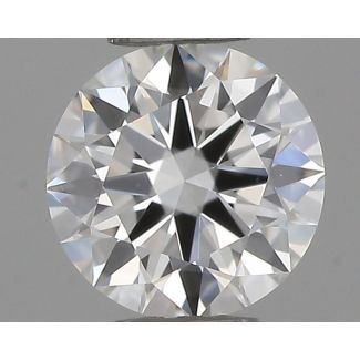 0.31 Carat Round E VVS2 EX GIA Natural Diamond