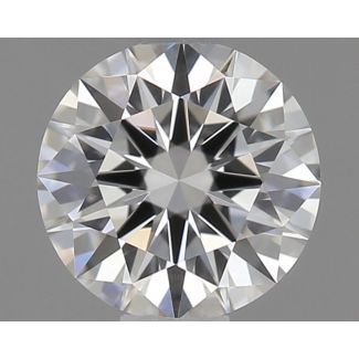 0.34 Carat Round G IF EX GIA Natural Diamond