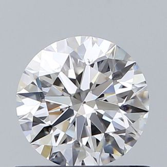 0.7 Carat Round F VS2 EX GIA Natural Diamond