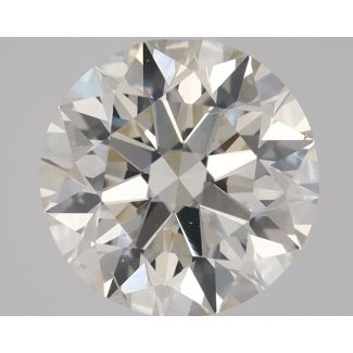 1.5 Carat Round H SI1 EX GIA Natural Diamond