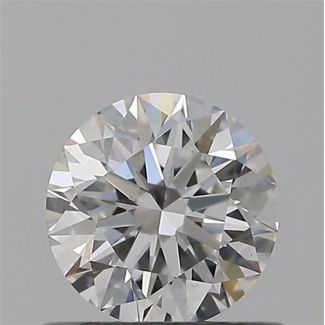 0.52 Carat Round F VS1 EX GIA Natural Diamond