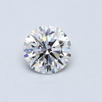 0.47 Carat Round F SI1 EX VG GIA Natural Diamond