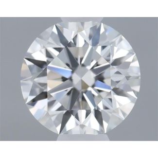 0.37 Carat Round G VS1 EX GIA Natural Diamond